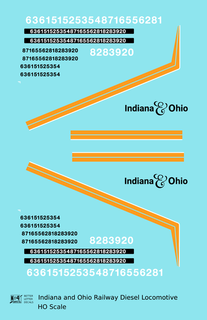 Indiana and Ohio Railway Diesel Locomotive