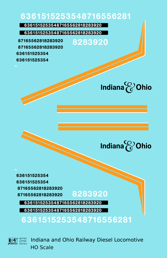 Indiana and Ohio Railway Diesel Locomotive