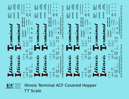 Illinois Terminal ACF Covered Hopper Black