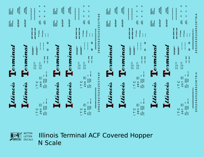 Illinois Terminal ACF Covered Hopper Black