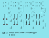 Illinois Terminal ACF Covered Hopper Black