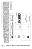 Kansas City, Mexico and Orient Boxcars and Gondola White KCMO - Decal