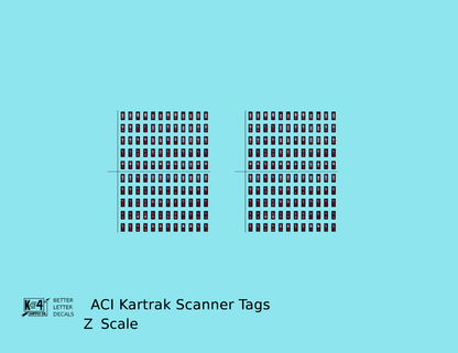 Kartrak ACI Scanner Barcode Tags