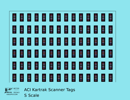 Kartrak ACI Scanner Barcode Tags