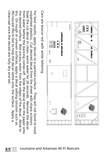 Louisiana and Arkansas 40 Ft Boxcar White