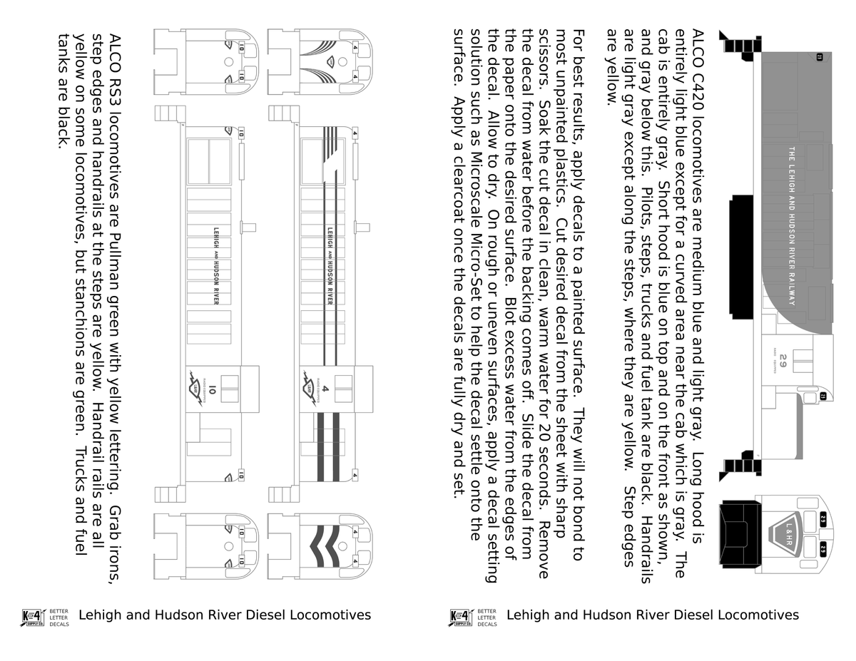 Lehigh and Hudson River ALCO Hood Diesel 