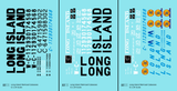 Long Island Railroad Caboose Black Blue White Large Black Lettering