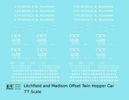 Litchfield and Madison Offset Twin Hopper White
