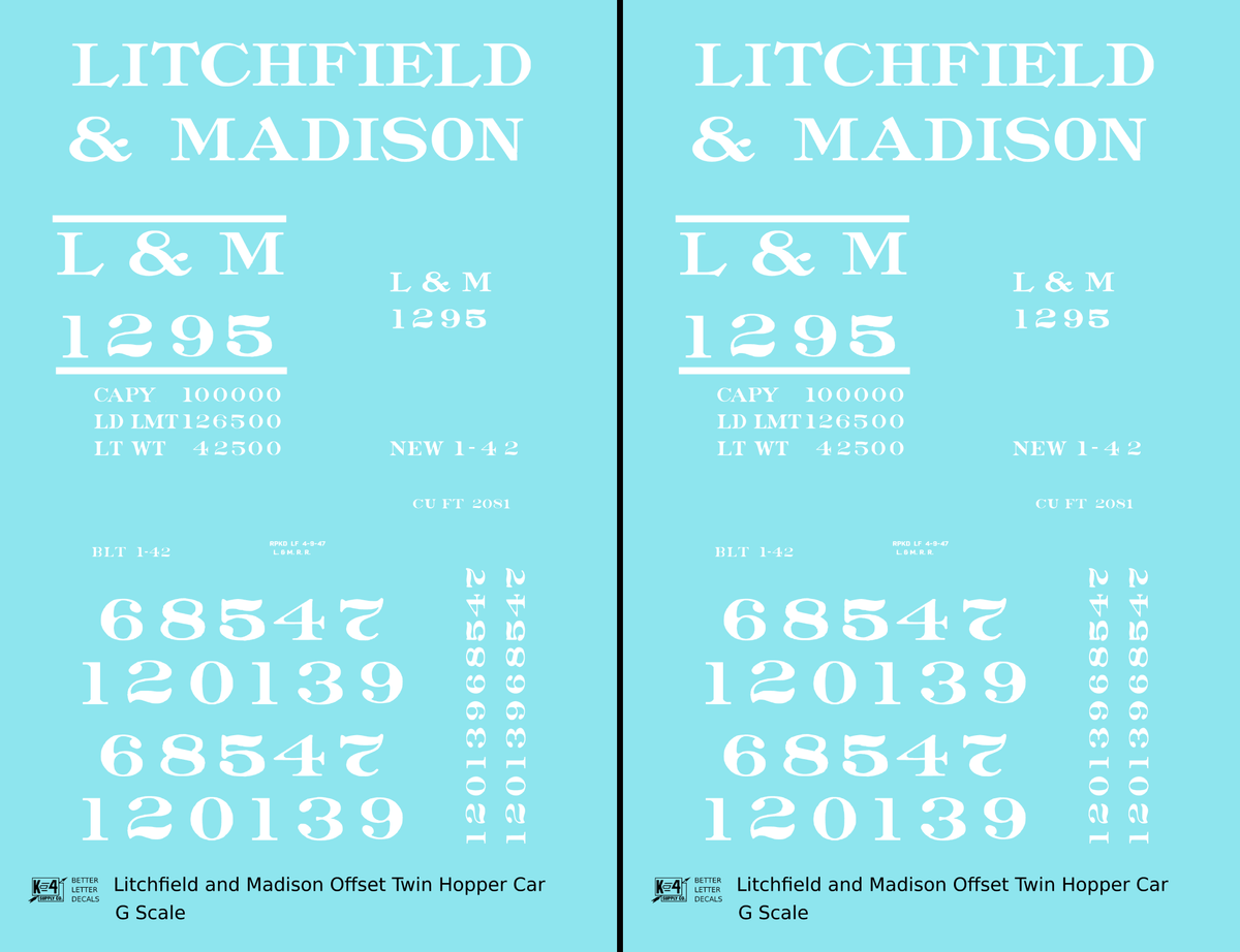 Litchfield and Madison Offset Twin Hopper White