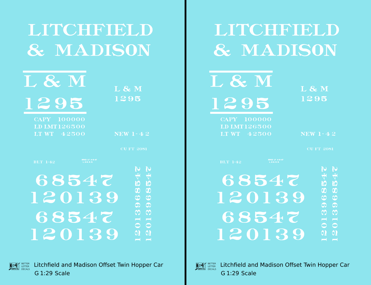Litchfield and Madison Offset Twin Hopper White