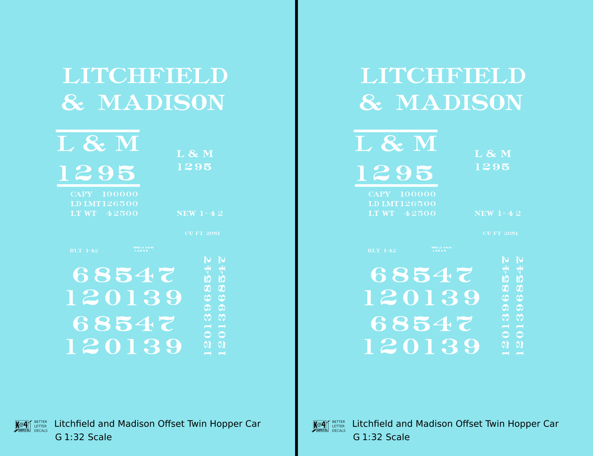 Litchfield and Madison Offset Twin Hopper White