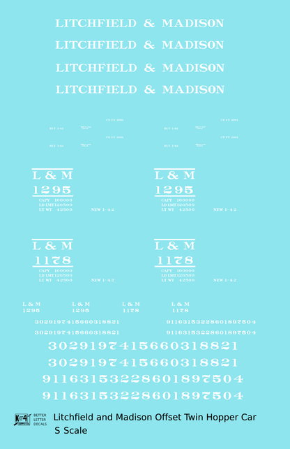 Litchfield and Madison Offset Twin Hopper White