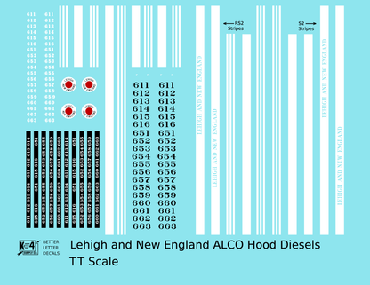 Lehigh and New England ALCO Hood Diesel White