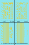 Louisville and Nashville Heavyweight Passenger Cars Dulux Gold  - Decal - Choose Scale