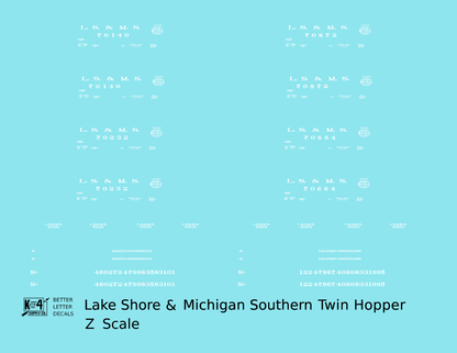 Lake Shore & Michigan Southern LS&MS Hopper New York Central