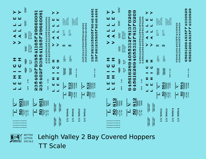 Lehigh Valley Two Bay Covered Hopper Black