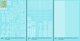 Lehigh Valley Transit Interurban Trolley Car and Freight Motor White Trolley Freight - Decal - Choose Scale