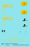Maine Central 40 Ft Steel Boxcar Yellow Filled Yellow - Decal - Choose Scale