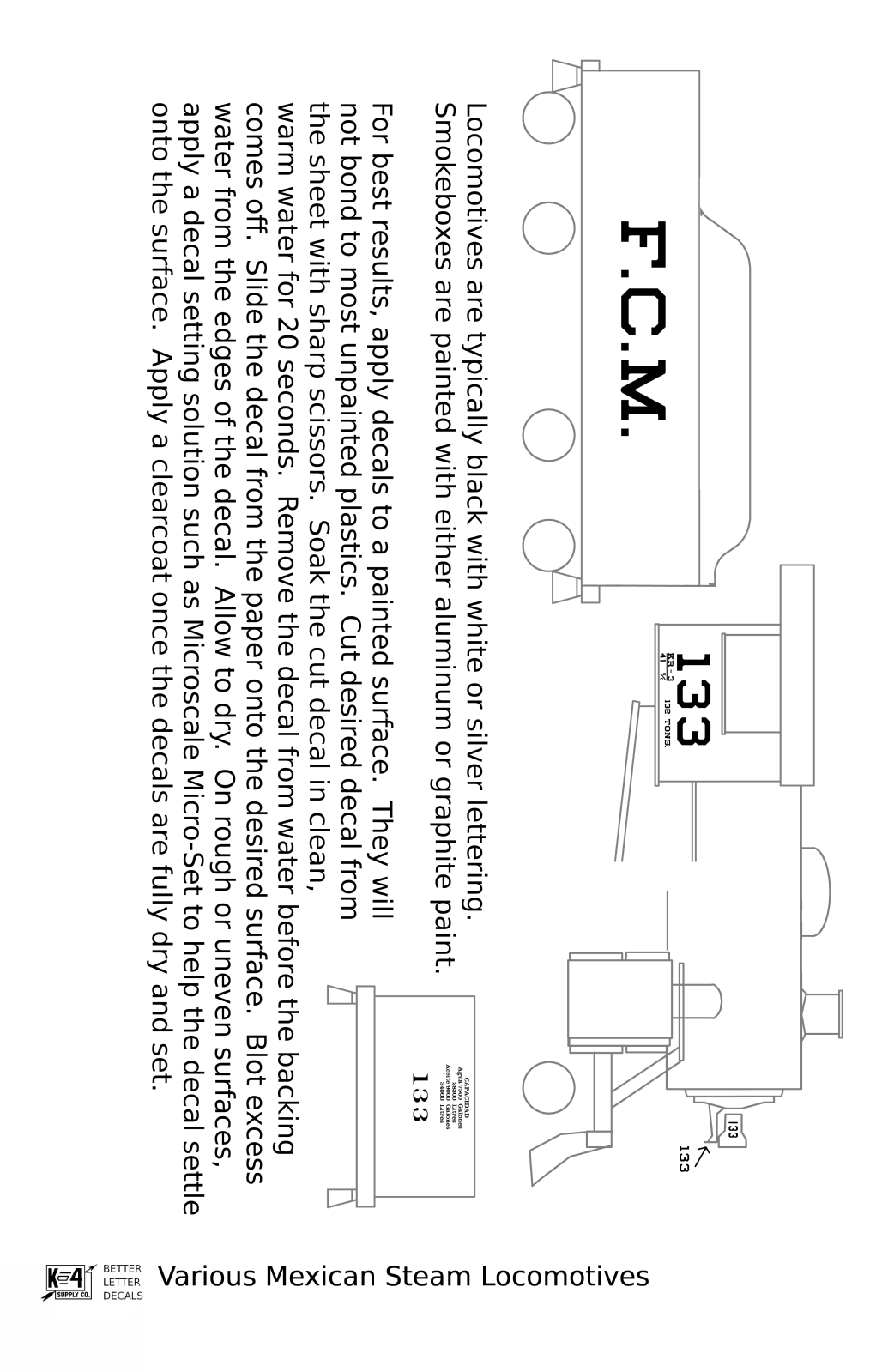 UdeY NdeT FCM Mexicano FCI Various Mexican Steam Locomotives Silver