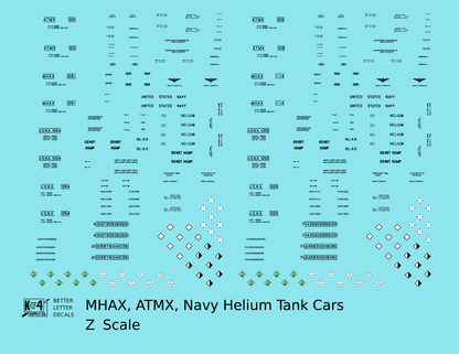 Navy ATMX MHAX Helium Tank Car Black