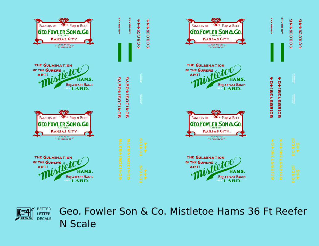 Mistletoe Hams 36 Ft Billboard Reefer
