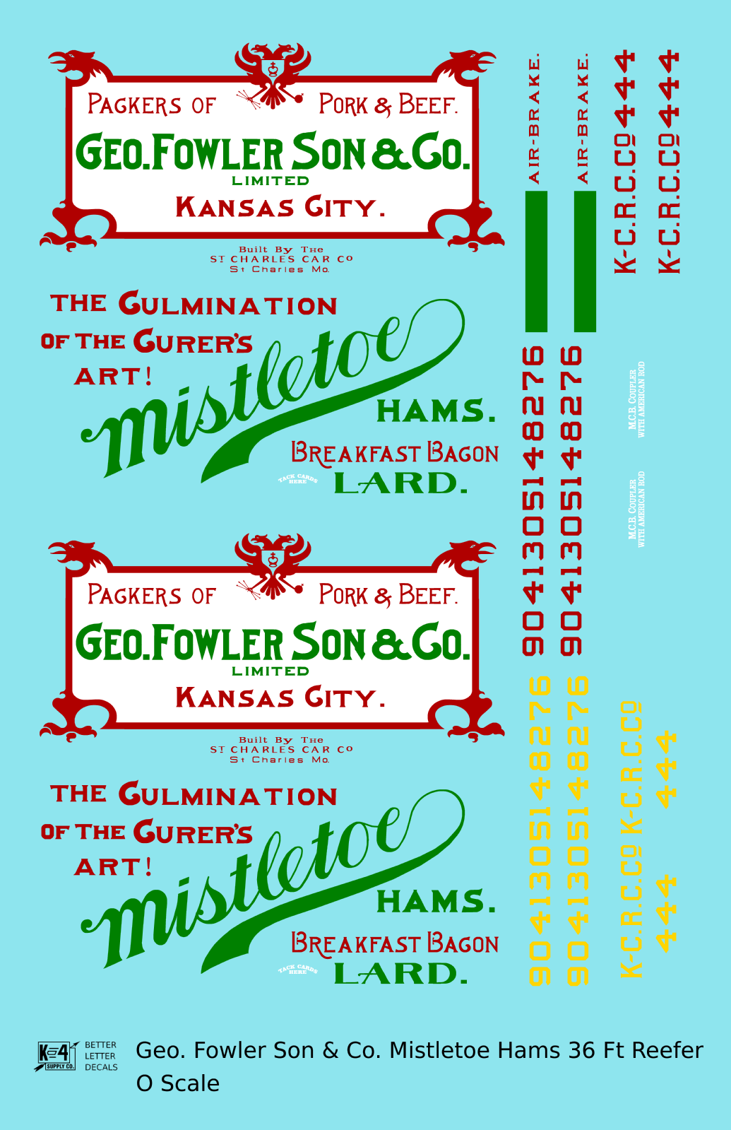 Mistletoe Hams 36 Ft Billboard Reefer