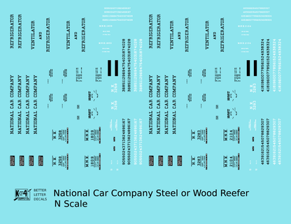 National Car Company Ice Reefer Black