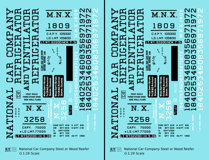 National Car Company Ice Reefer Black