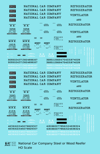National Car Company Ice Reefer Black