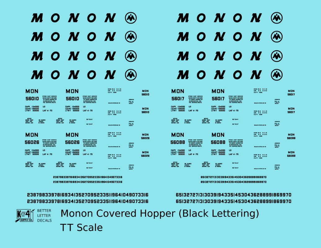 Monon Covered Hopper Black