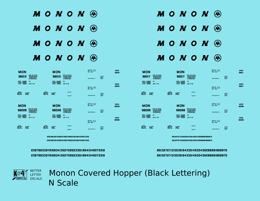 Monon Covered Hopper Black