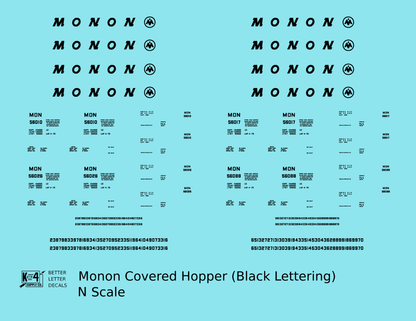Monon Covered Hopper Black