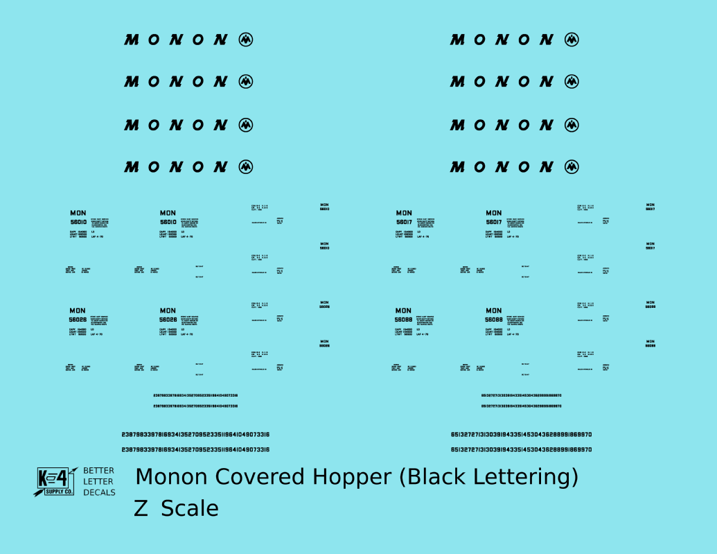 Monon Covered Hopper Black