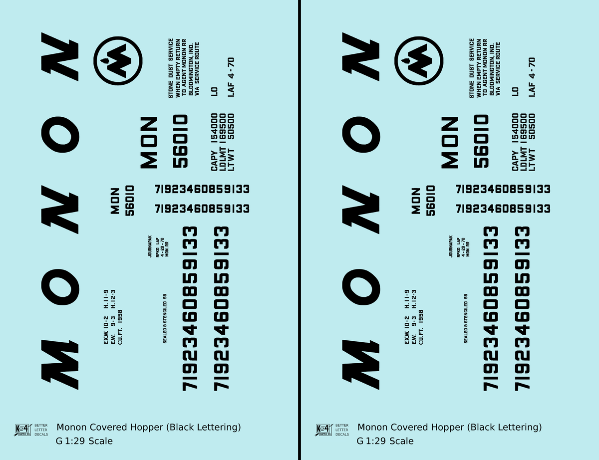 Monon Covered Hopper Black