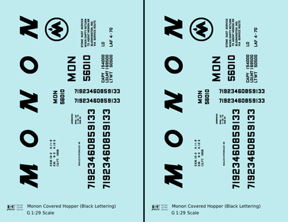 Monon Covered Hopper Black