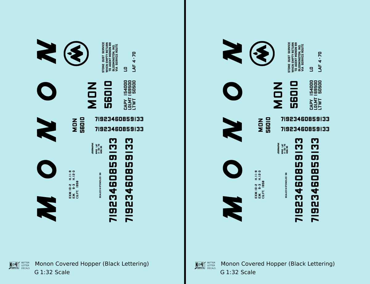 Monon Covered Hopper Black