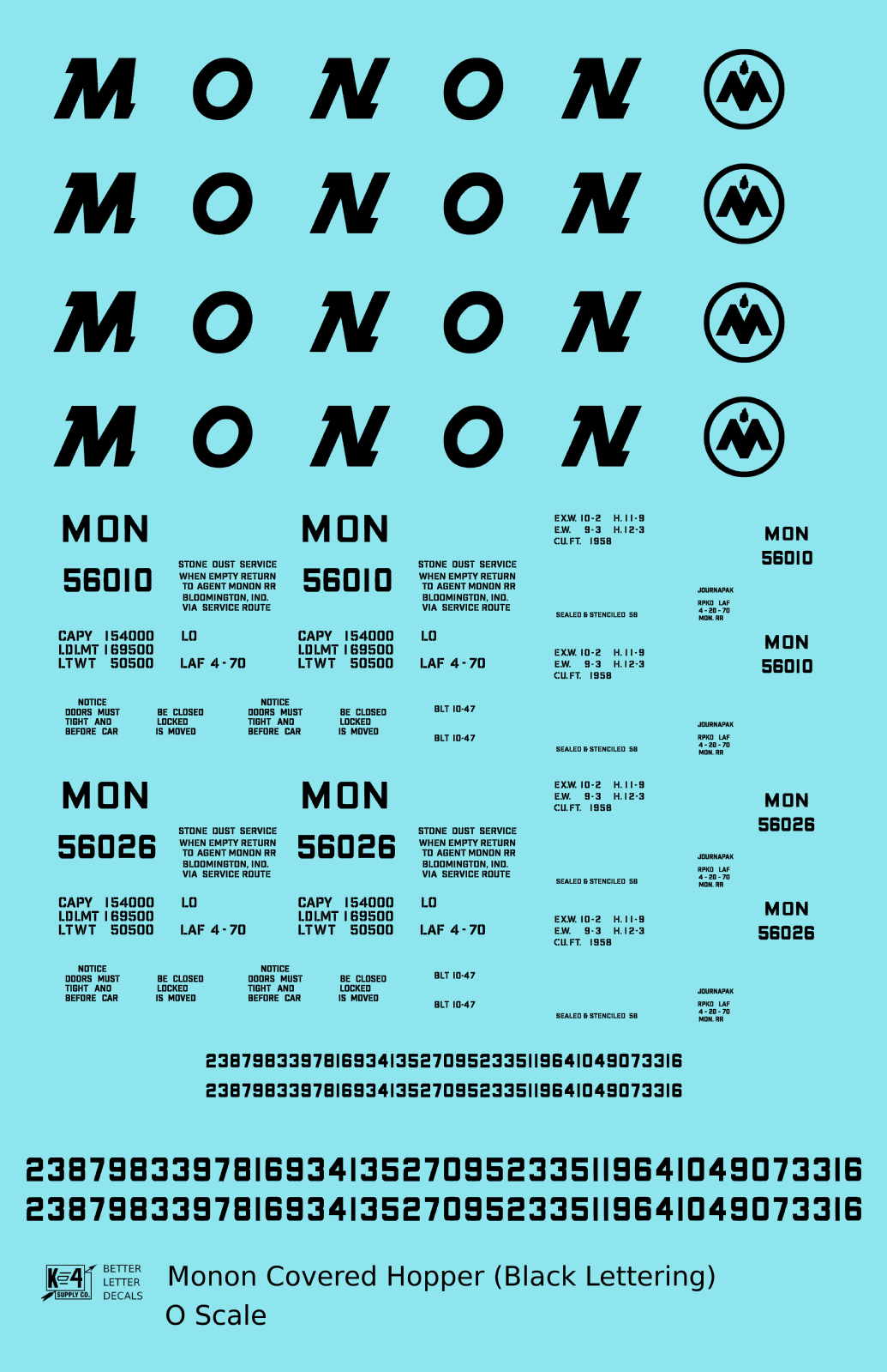 Monon Covered Hopper Black