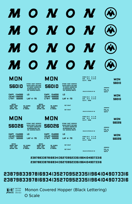 Monon Covered Hopper Black