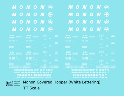 Monon Covered Hopper White