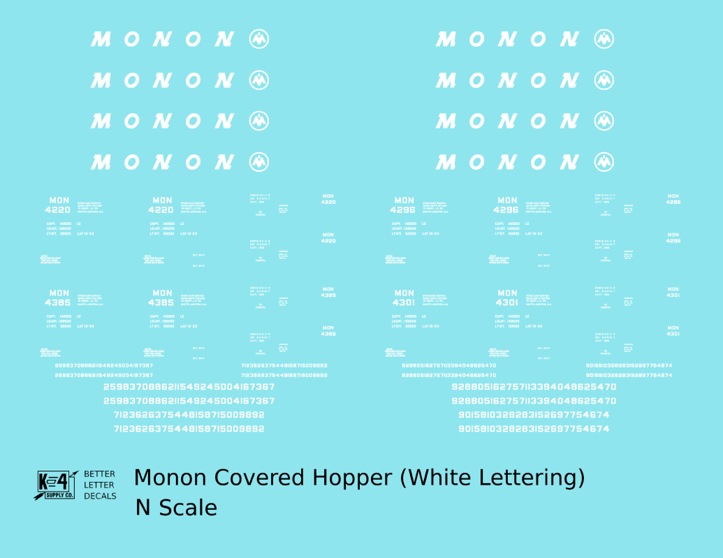 Monon Covered Hopper White