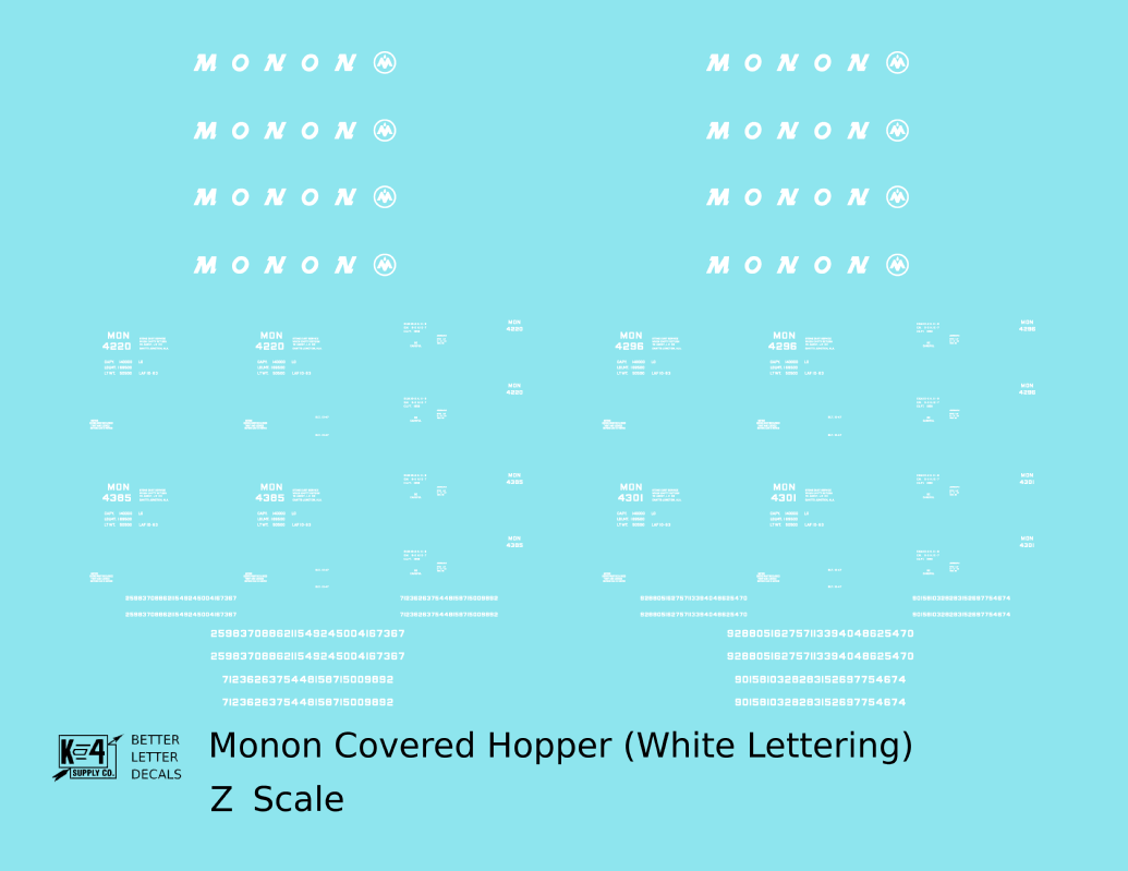 Monon Covered Hopper White