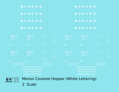 Monon Covered Hopper White