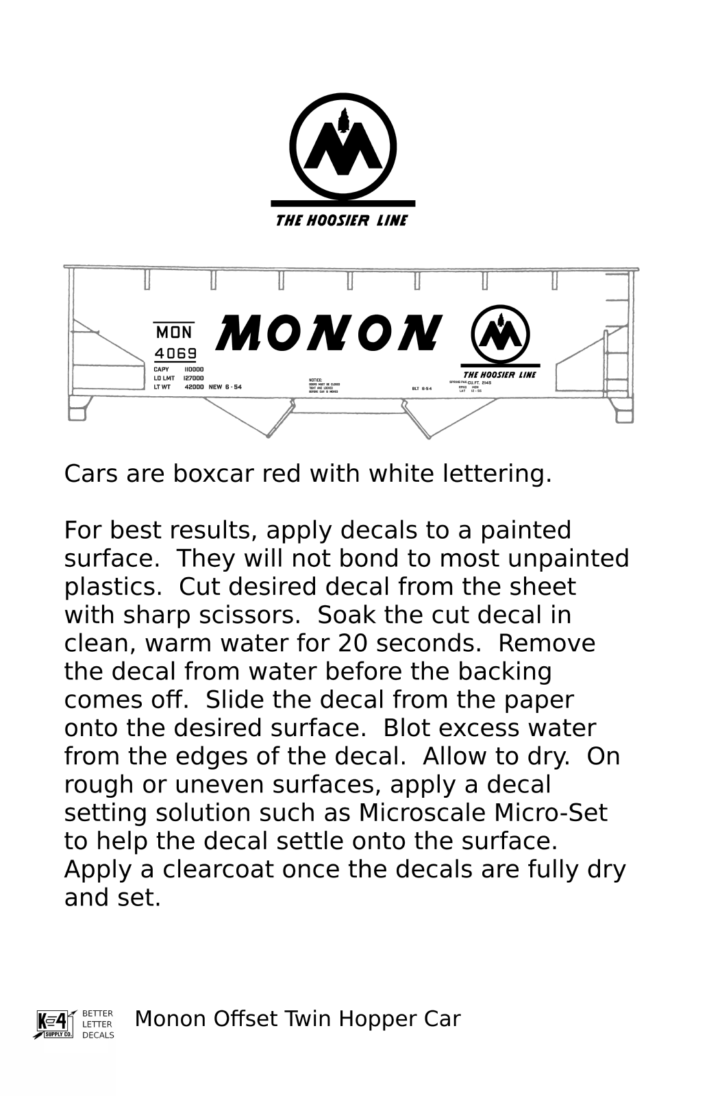 Monon Offset Twin Hopper White