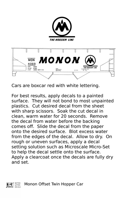 Monon Offset Twin Hopper White