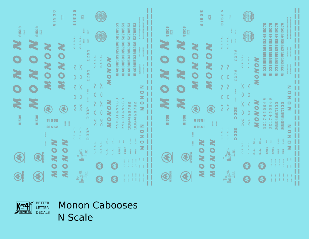 Monon Caboose Silver