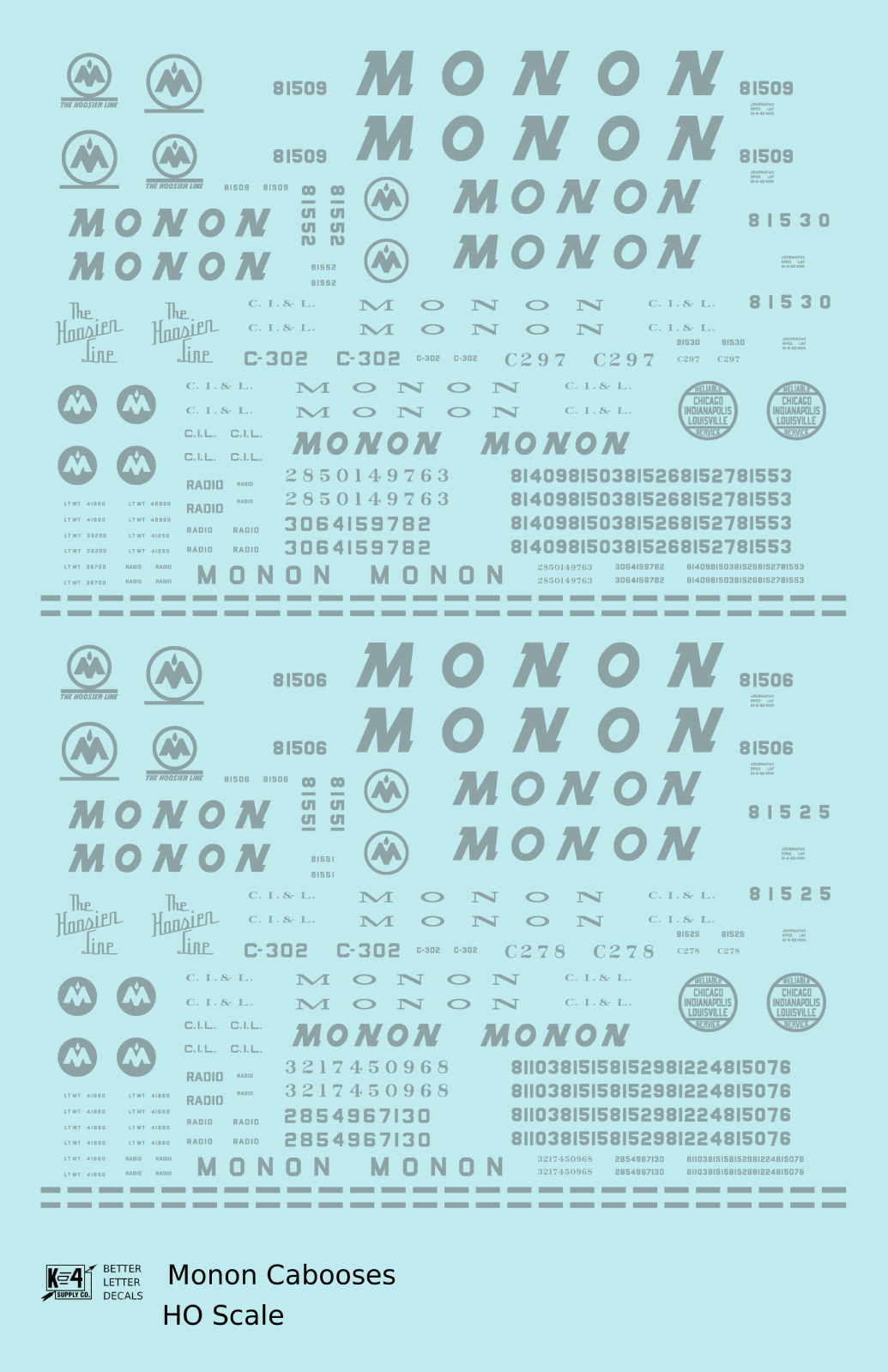 Monon Caboose Silver