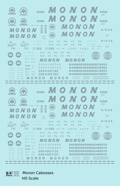Monon Caboose Silver