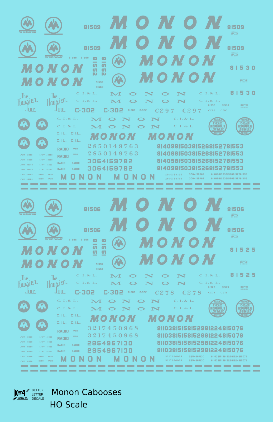 Monon Caboose Silver