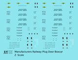 Manufacturer’s Railway 50 Ft Plug Door Boxcar Black