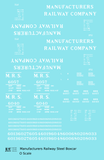 Manufacturers Railway Steel Boxcar White MRS
